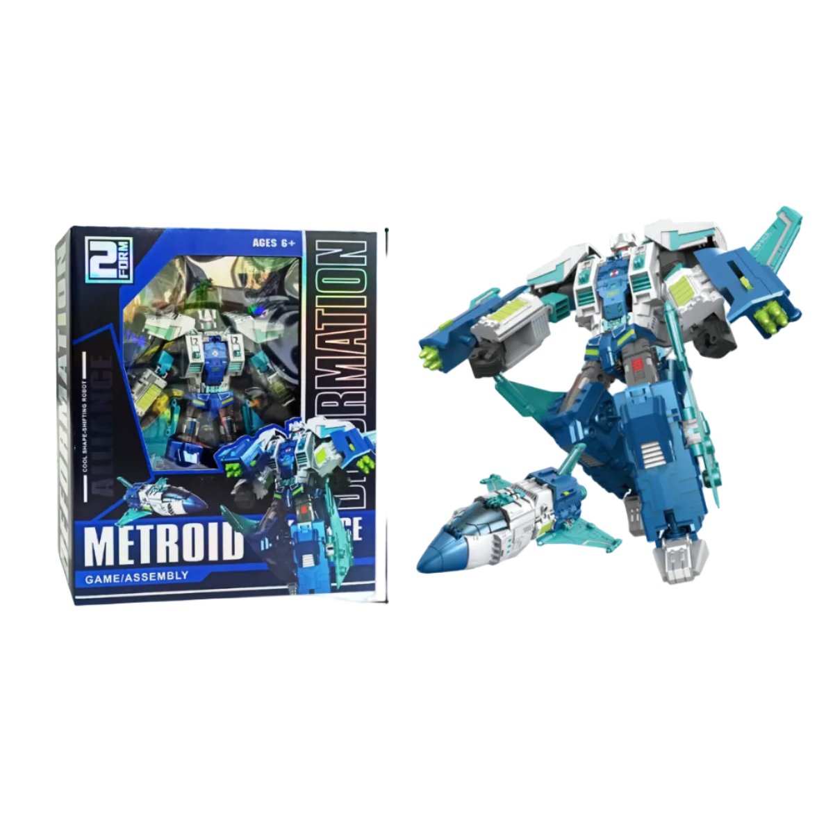 Véhicule Transformable Bleu