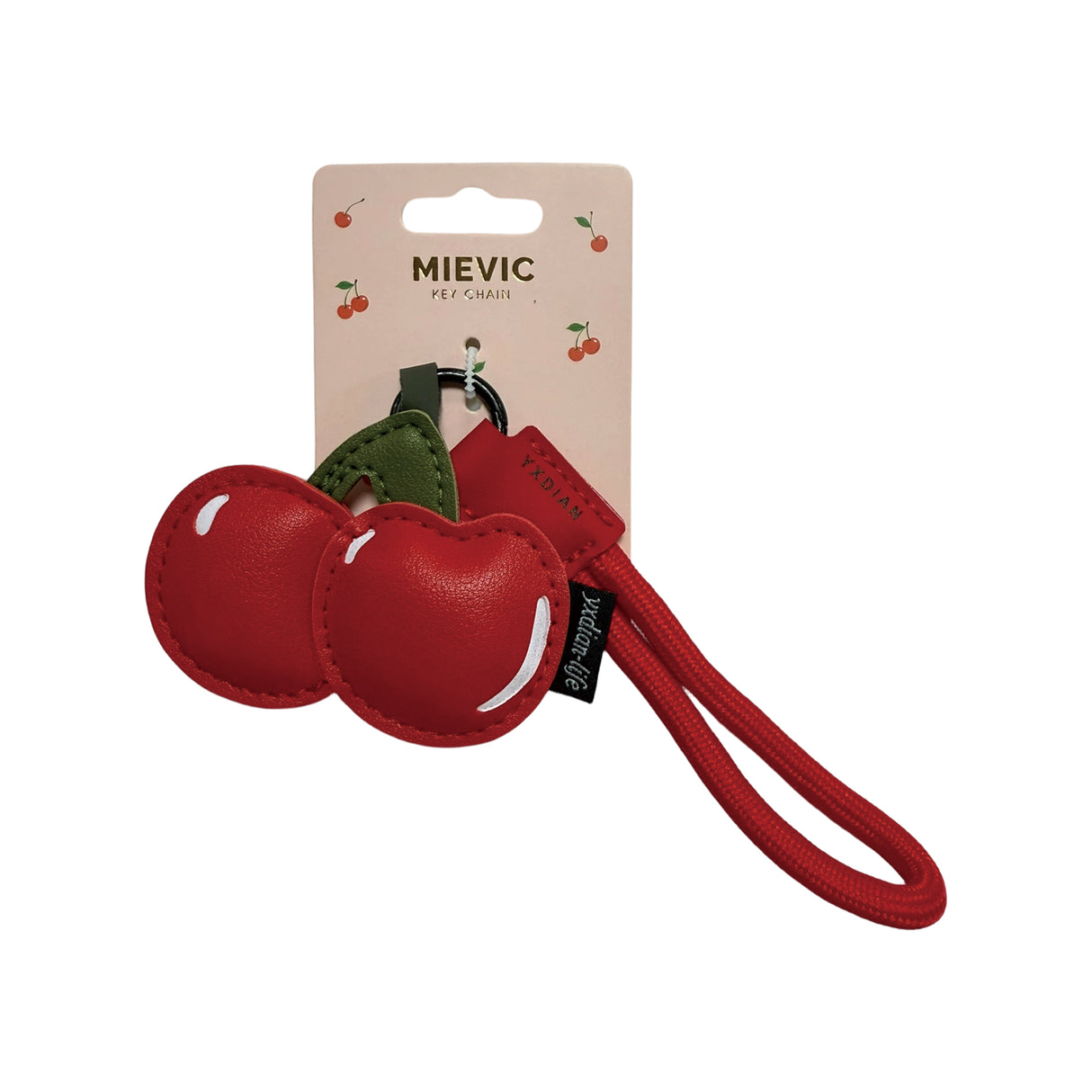 Porte-Clés en Cuir Série Cherry