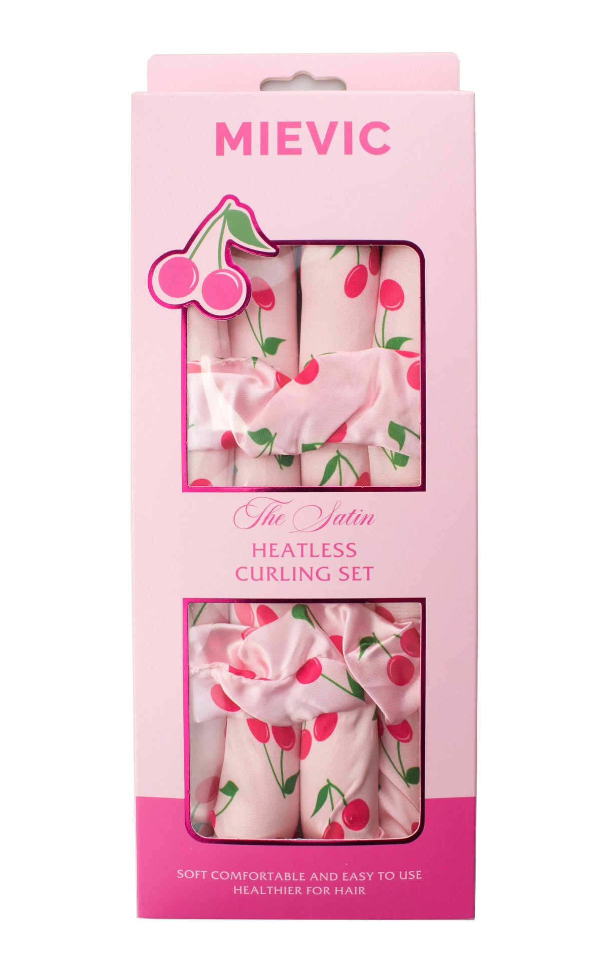 Heatless Curling Set Pink Cherry Babe Series