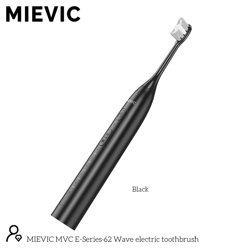 Brosse à dents électrique avec nettoyage intelligent noir