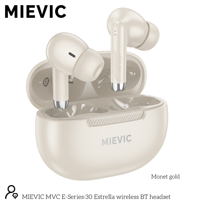 Casque Bluetooth sans fil 28h doré