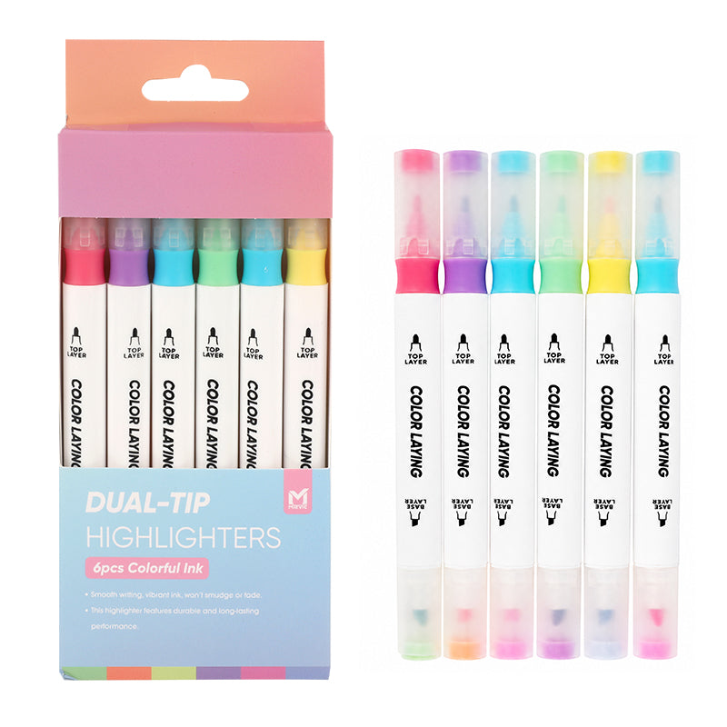 Set de 6 Marqueurs à Superposition de Couleurs