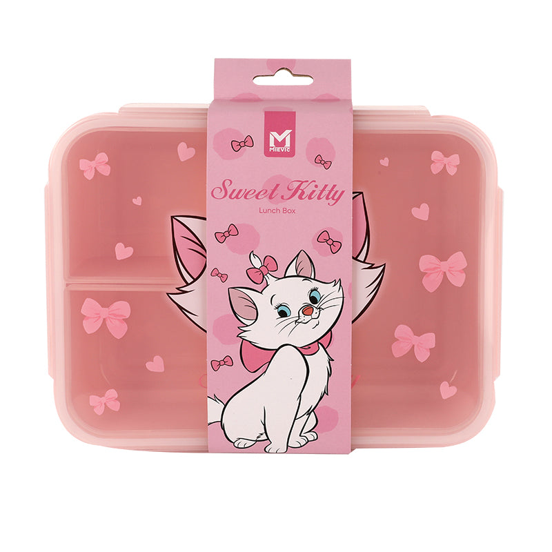 Lunch Box Rectangulaire Rose à Couvercle Clipsable - Marie