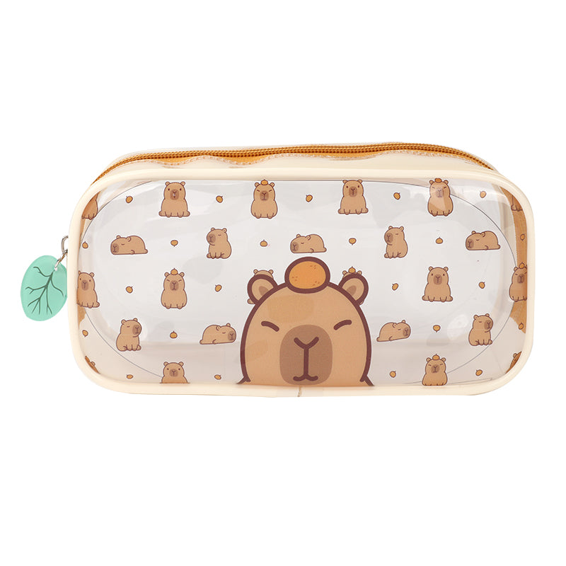 Trousse en PVC avec fermeture éclair Capybara