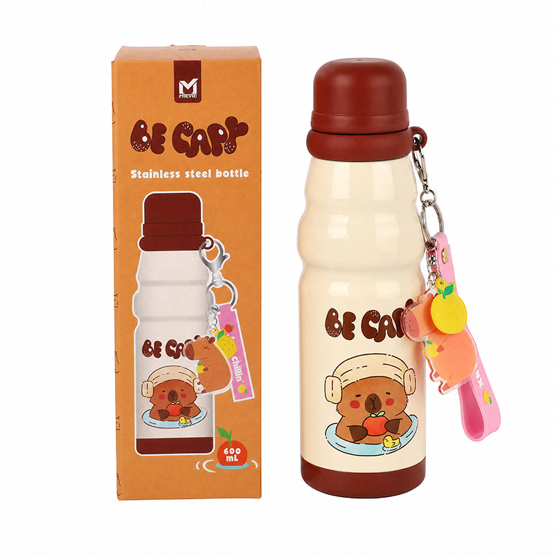 680ml SS bouteille With sangle Capybara