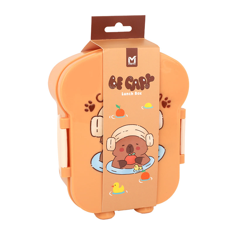 Set de 3 boîtes à sandwich en plastique Capybara