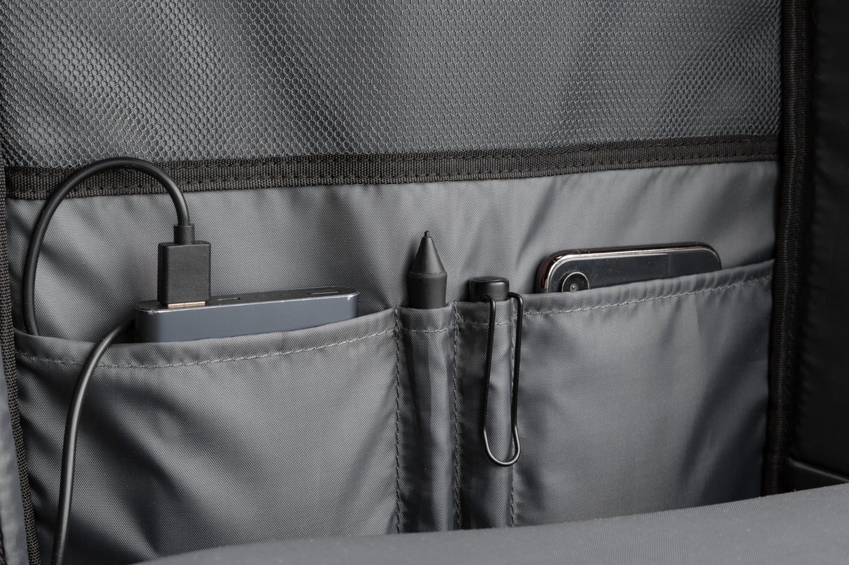 Sac à Dos Professionnel pour Ordinateur – Noir avec Coque Rigide