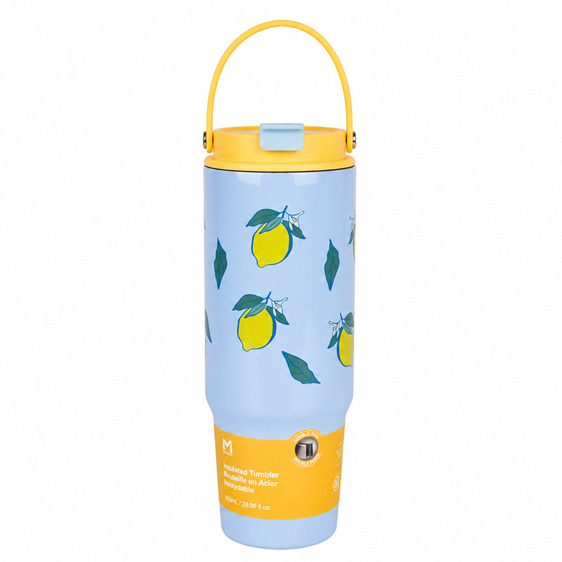 Bouteille Isotherme Inox Motif Citron