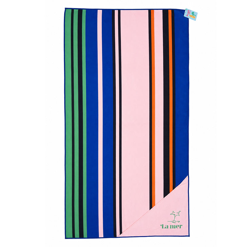 Serviette de Plage - Rayures Multicolores