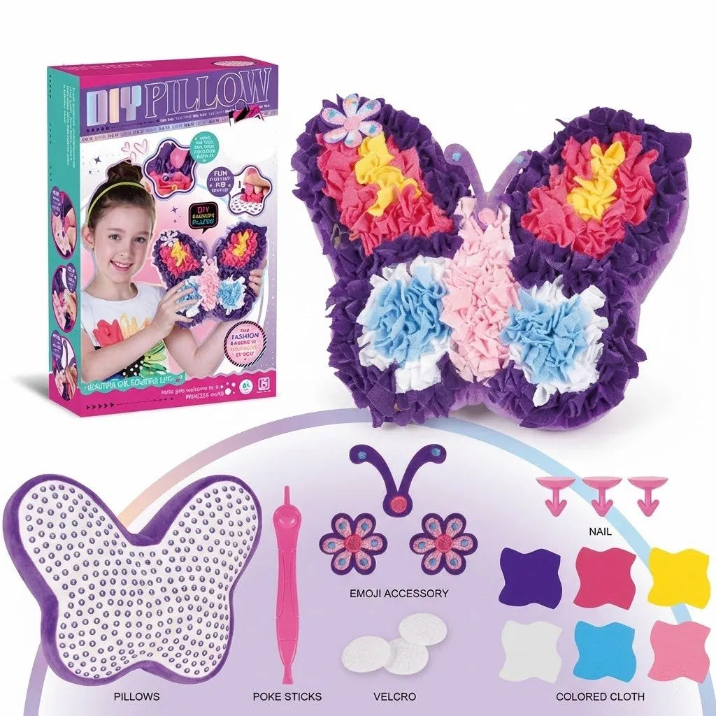Coussin Chat en Peluche à Fabriquer Soi-même
