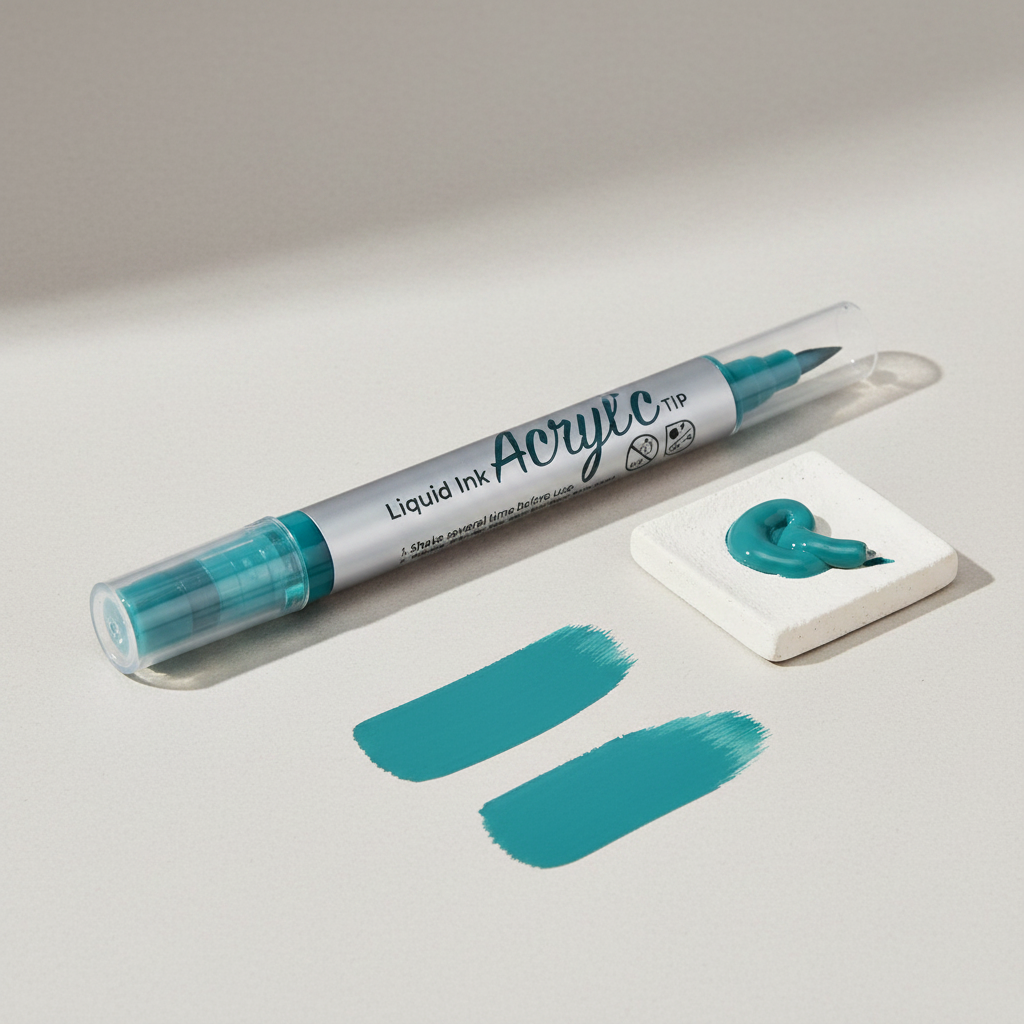 Marqueur Peinture Acrylique Bleu Tiffany