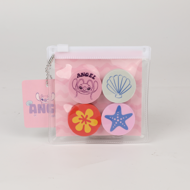 Set de Gommes Stitch Rose