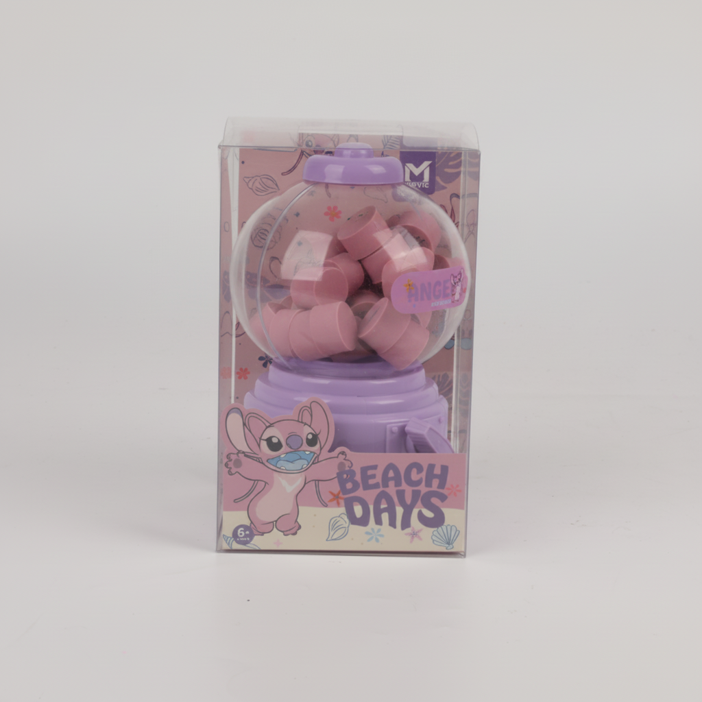 Set de Gommes Bubble Gum Stitch Rose