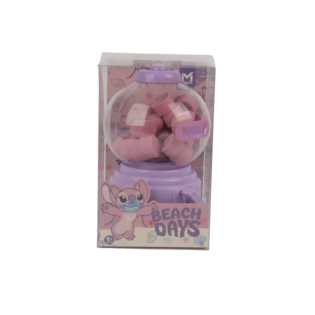 Set de Gommes Bubble Gum Stitch Rose