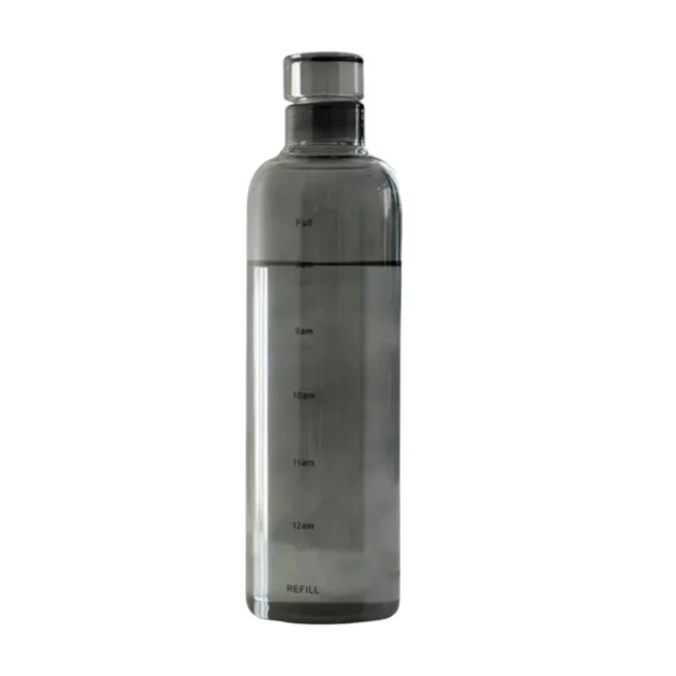 Grande Bouteille d'Eau Plastique Noire