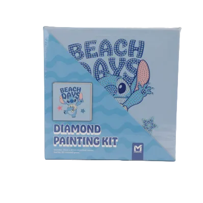 Set Diamond Painting Encadré Stitch - Bleu