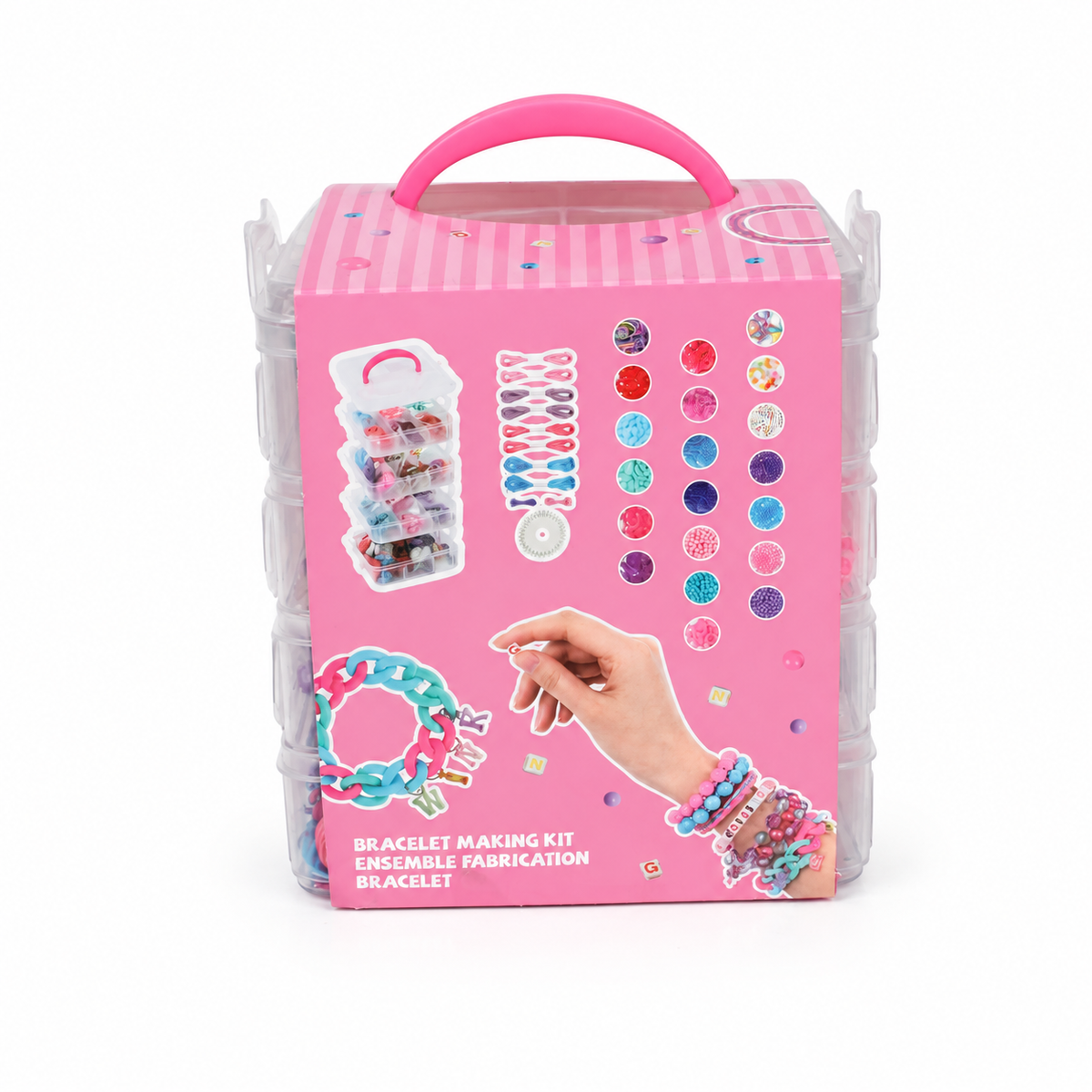 Boîte de Rangement Superposée DIY Perles