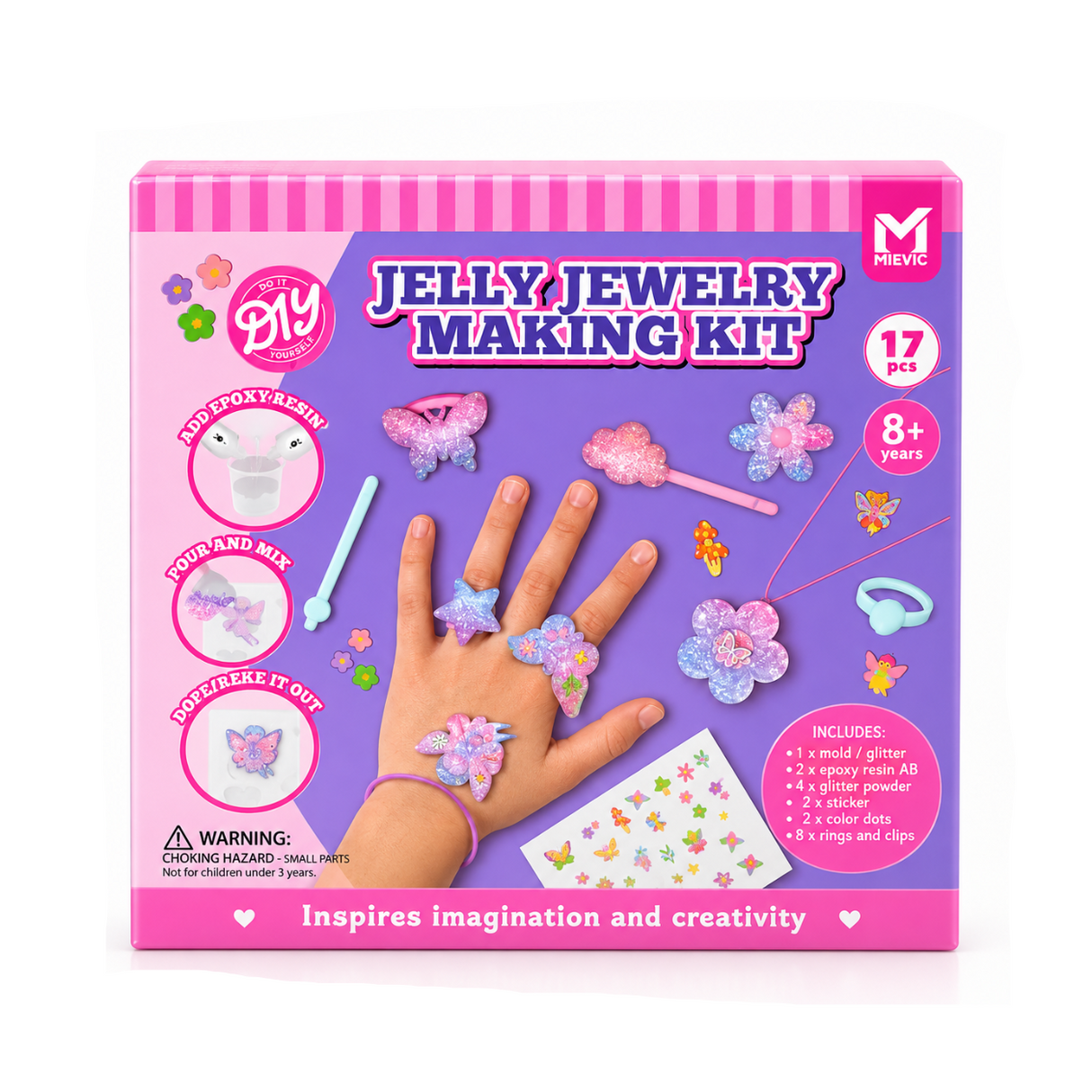 Jouet de Dessin et Coloriage Jelly Jewelry Making Kit