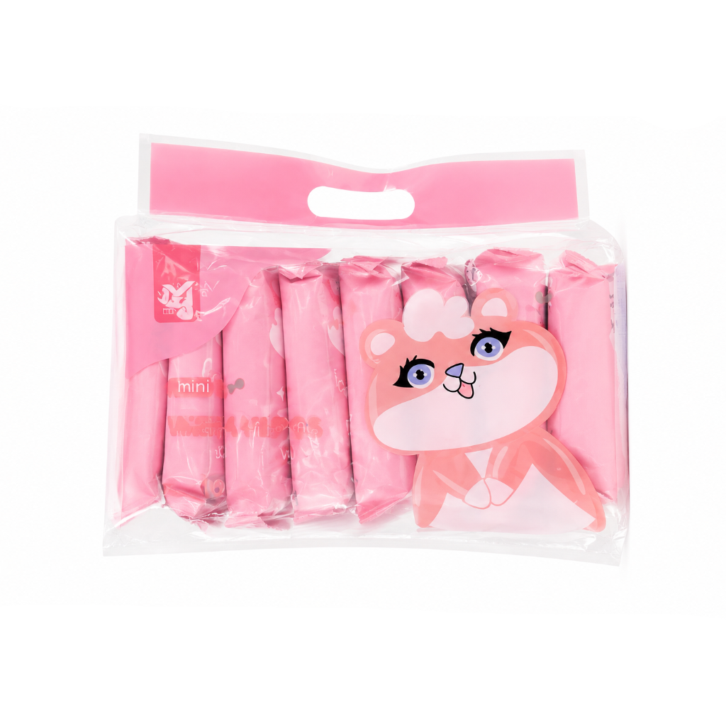 Mini Lingettes Humides 8 × 10 pcs