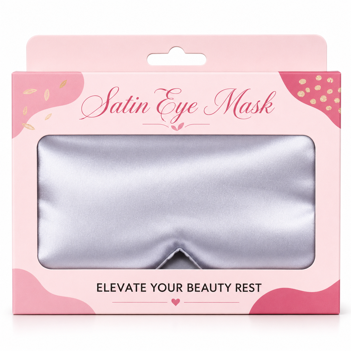 Cache-Yeux Satin Eye Mask - Violet