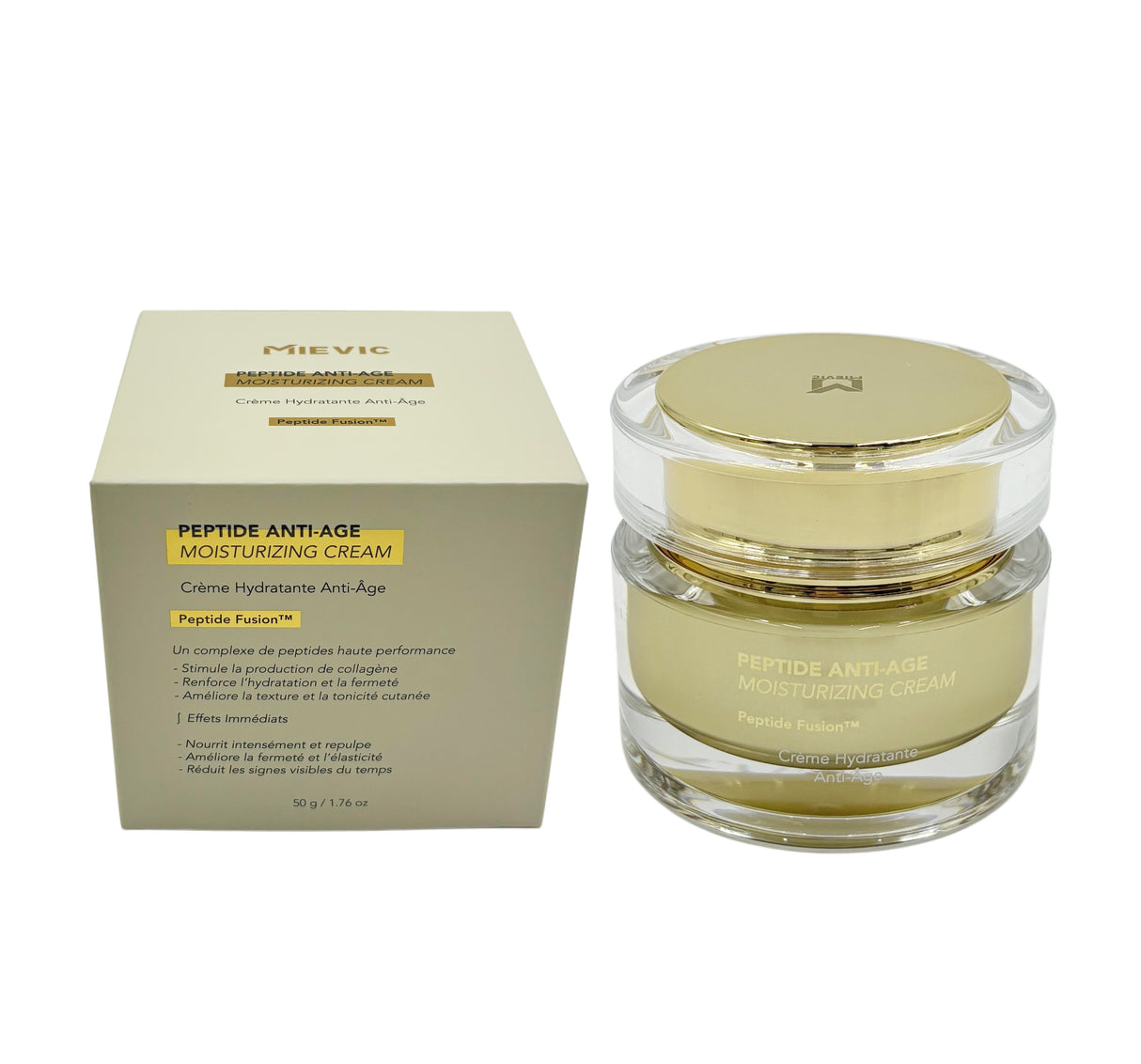 Crème Hydratante Anti-Âge aux Peptides 50 g