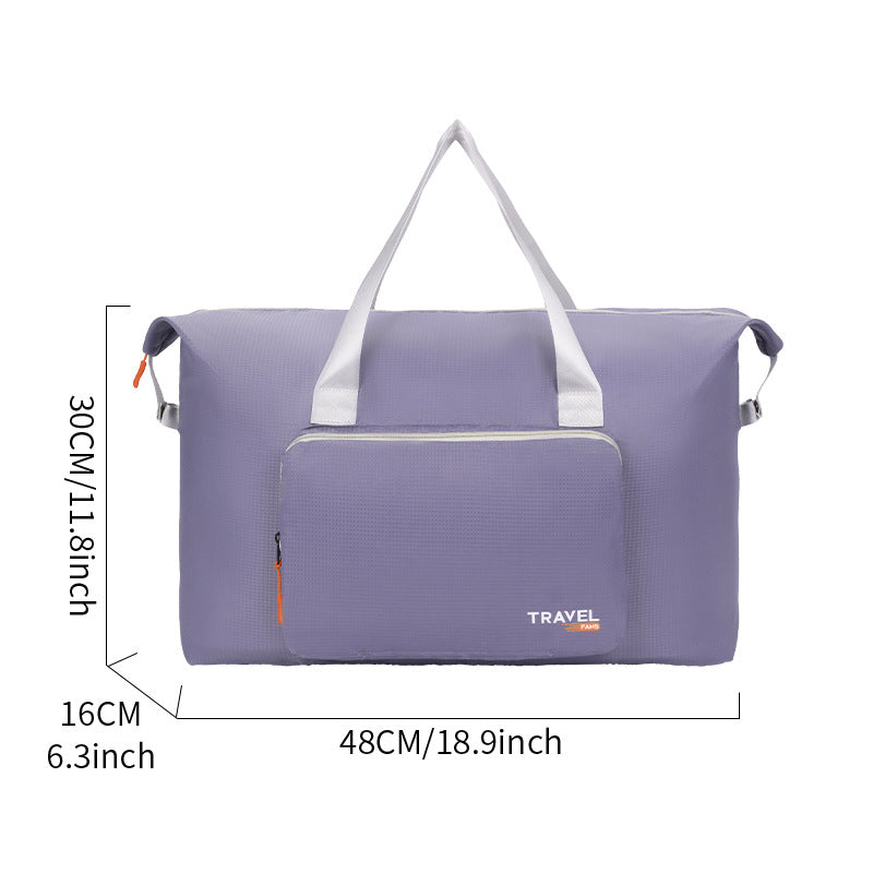 Folding Duffel Foldable Sac Violet
