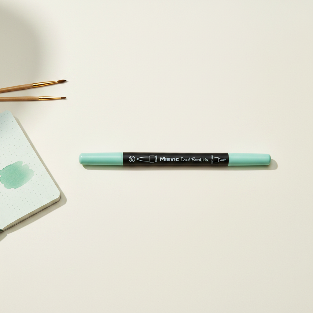Stylo Duo Tip Bleu Clair
