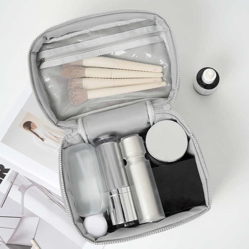 Trousse de Bain Glamour Quilts Cosmetic Grand RH2474 - Argenté