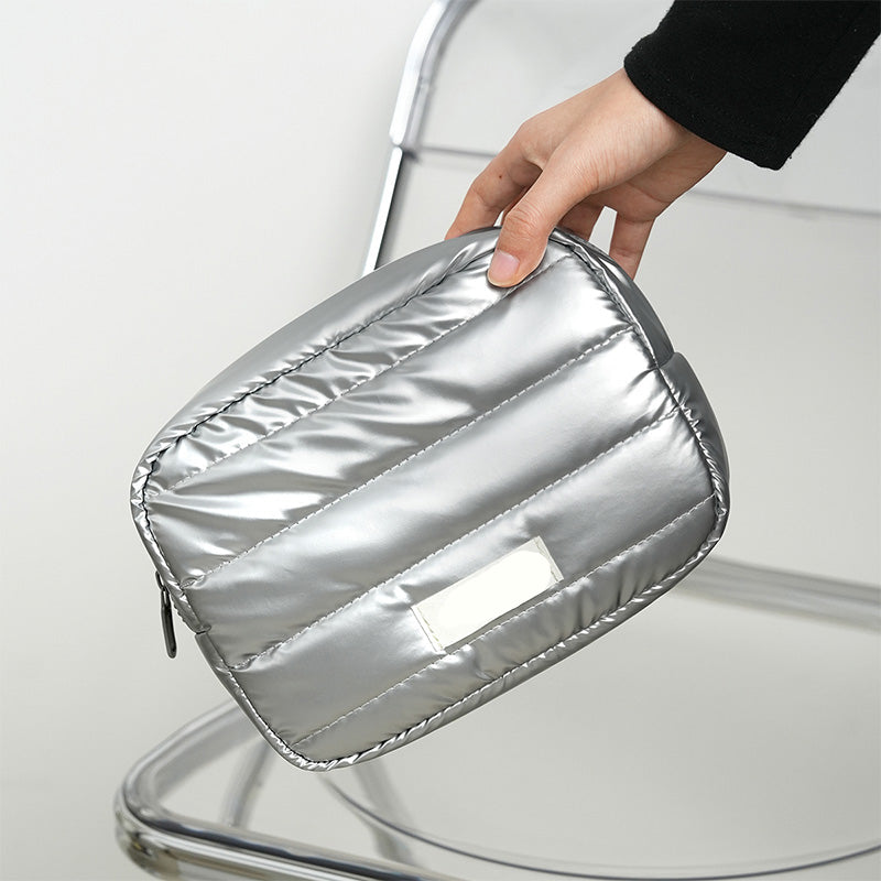 Trousse Glamour Quilts Cosmetic Petit RH2476 - Argenté