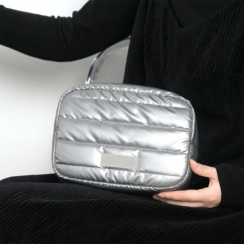 Trousse Glamour Quilts Cosmetic Petit RH2476 - Argenté