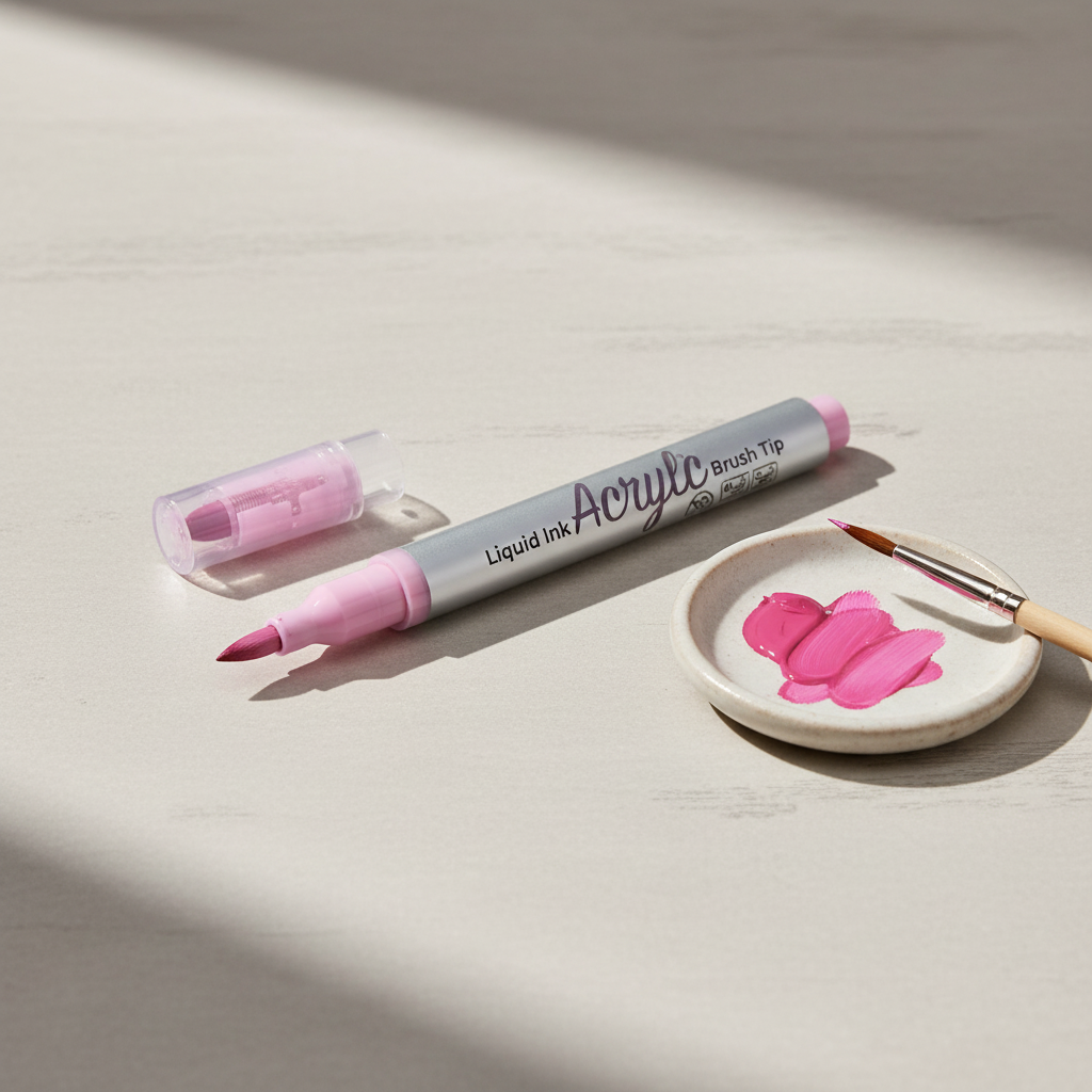 Marqueur Peinture Acrylique Rose 655