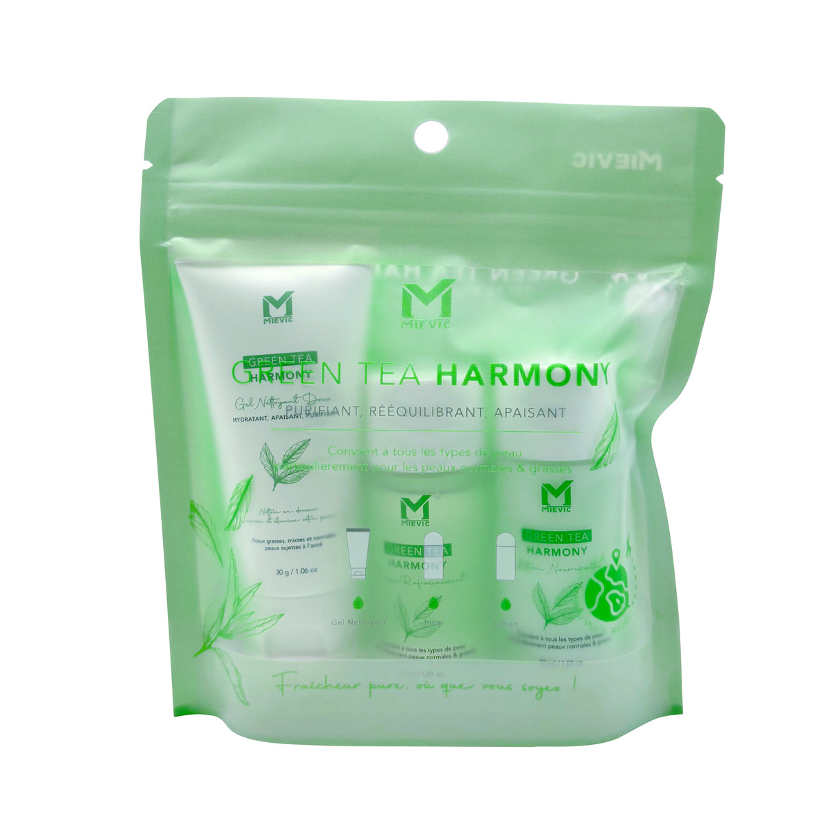 Set Travel Skincare Green Tea Harmony