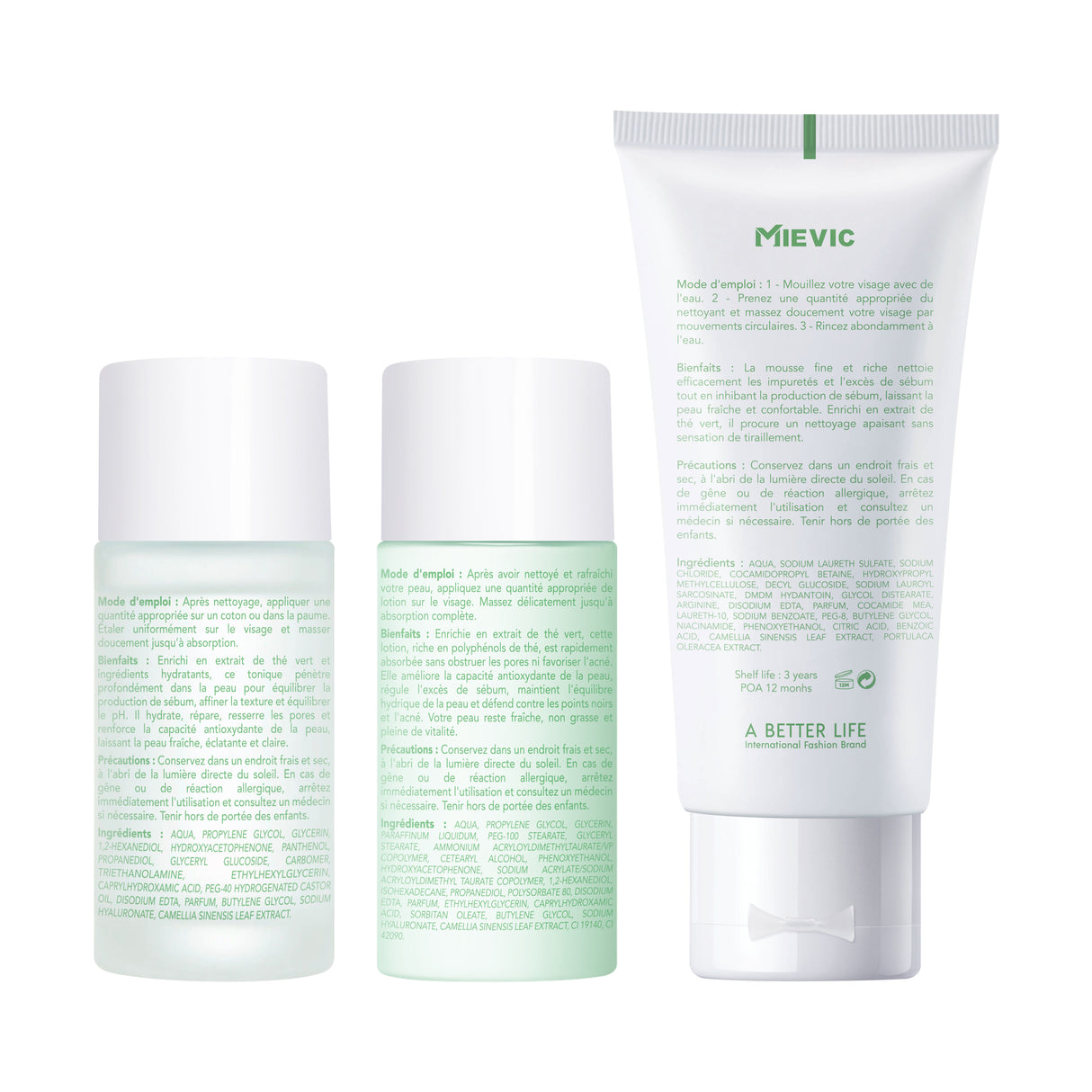 Set Travel Skincare Green Tea Harmony