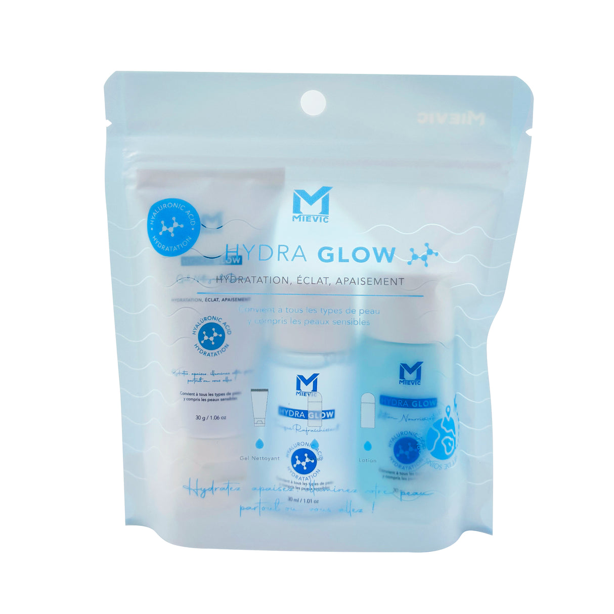 Set Travel Skincare HydraGlow