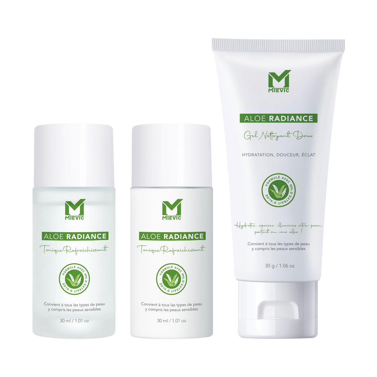 Set Travel Skincare Aloe Radiance