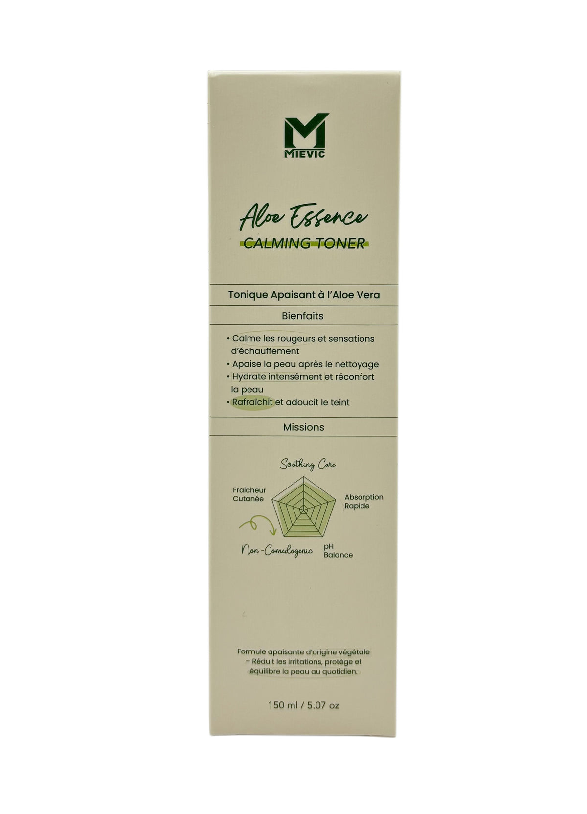 Tonique Apaisant à l'Aloe Vera 150 ml