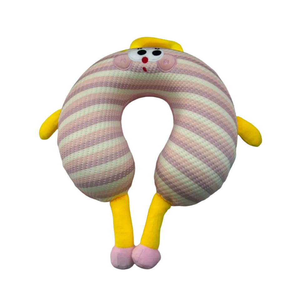 Oreiller Cervical en U Doux Travel U-shaped Neck Pillow KLW-3 - Rose