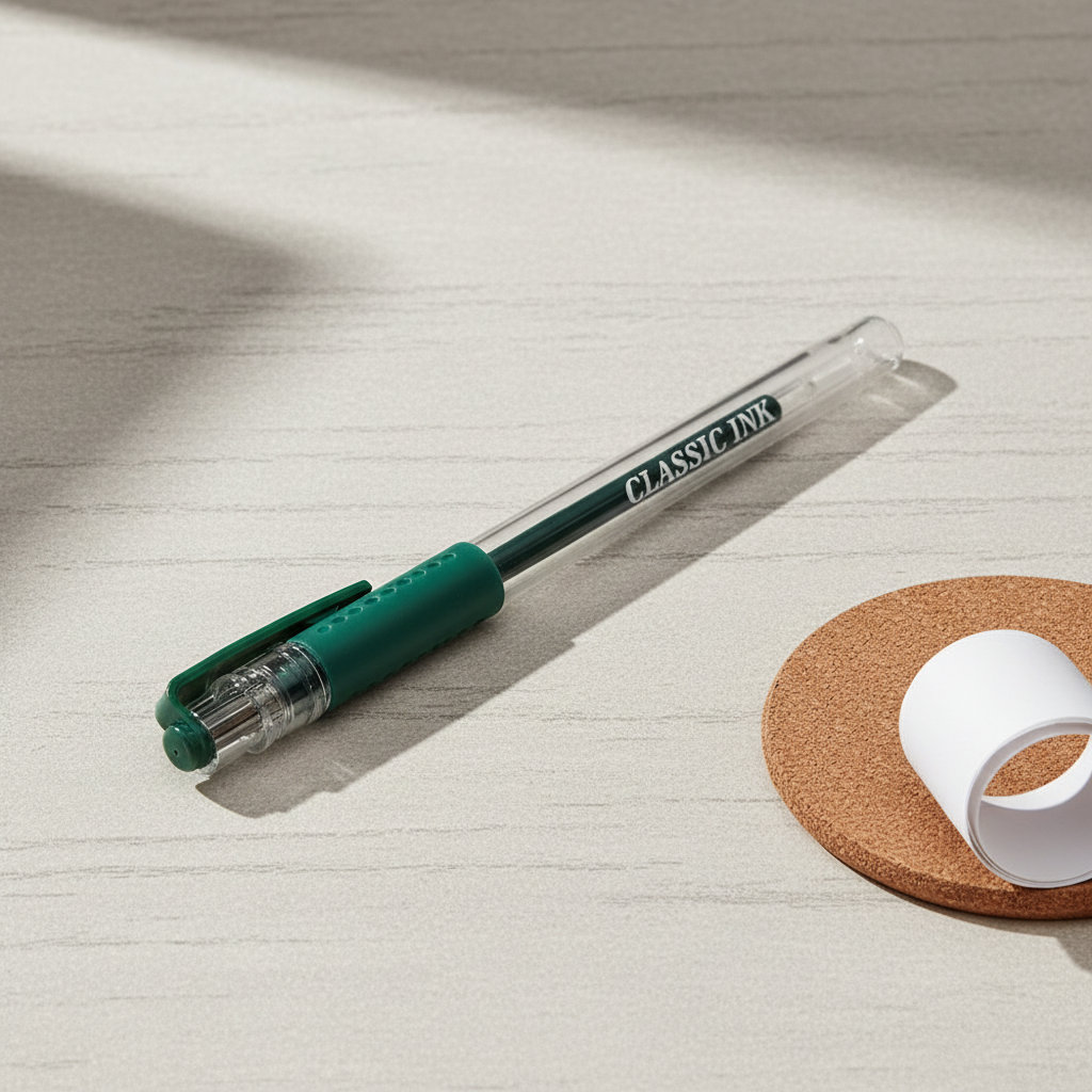 Stylo Gel Classique Vert