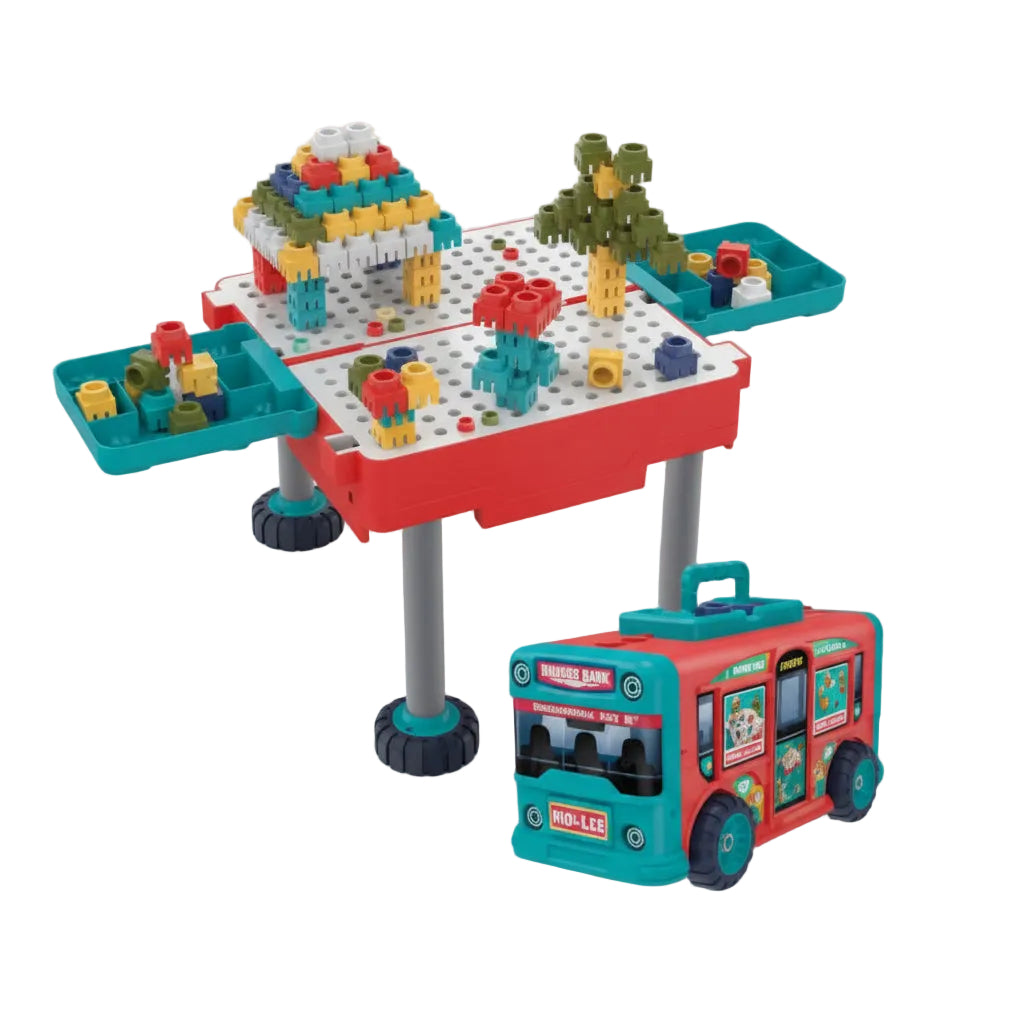 Jeu de Construction Bus Transformable à Assembler – 332 Pièces