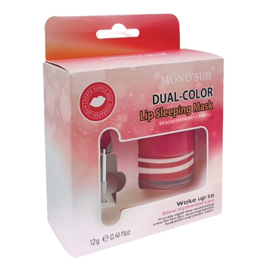 MOND'SUB Dual Couleur Lèvres Sleeping MaskWatermelon+Cherry 12G