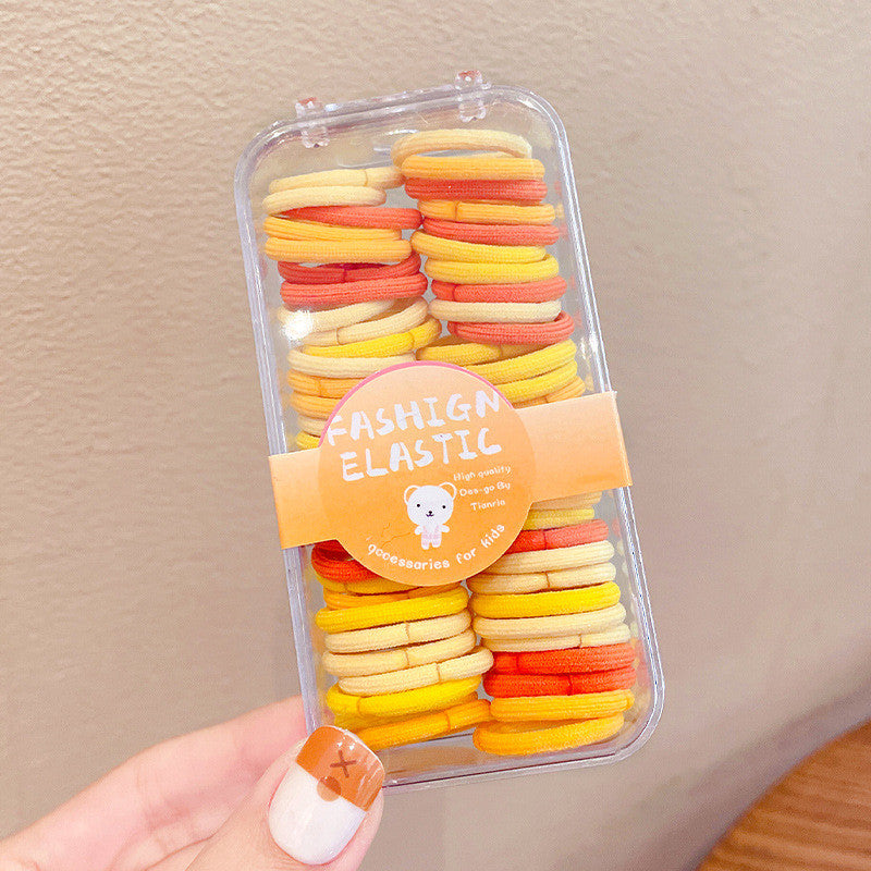 Boîte Mini Élastiques Orange