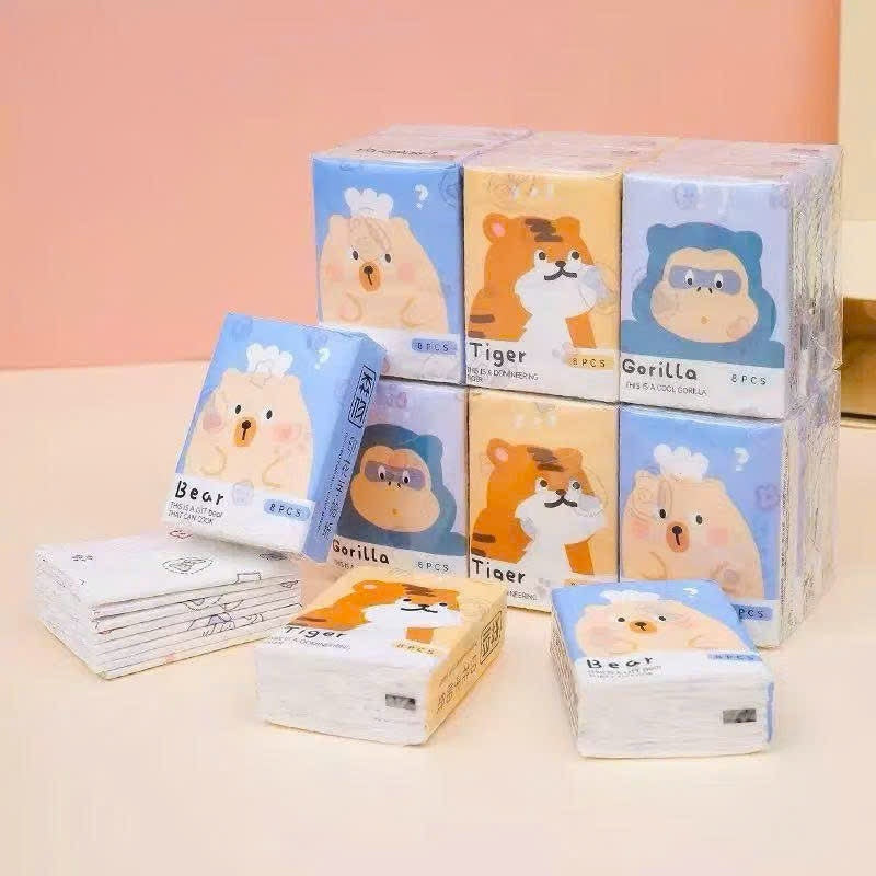 Cartoon Mouchoir 9PCS