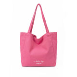 Plain Pink Shoulder Canvas Tote Bag WM2610 SUM26