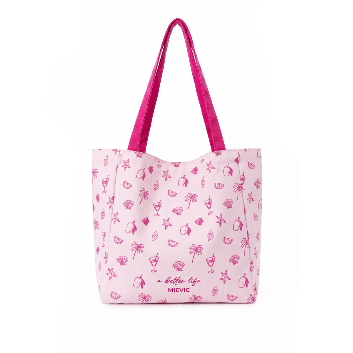 Pink Shell Canvas Tote Bag WM2610 SUM26