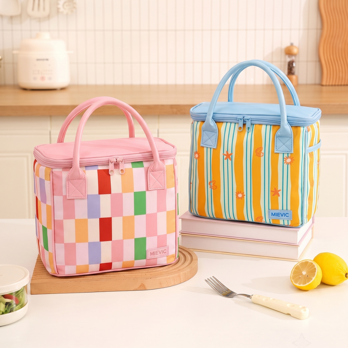 Pastel Check Lunch Cooler Bag WM2636 SUM26