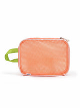 Grande Trousse de Maquillage en Mesh - Orange