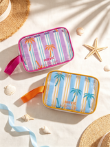 Orange Palm Clear Mini Cosmetic Bag YTJ003 SUM26