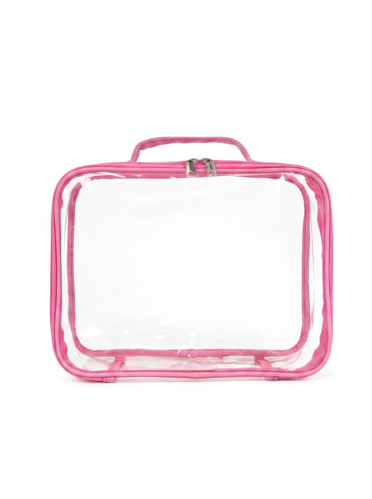 Set 4 Trousses de Toilette Rayures Vertes