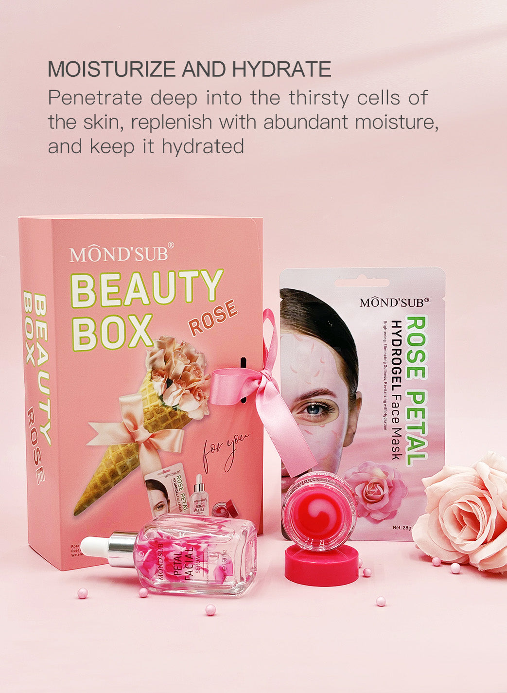 MOND'SUB Rose Beauté Boîte