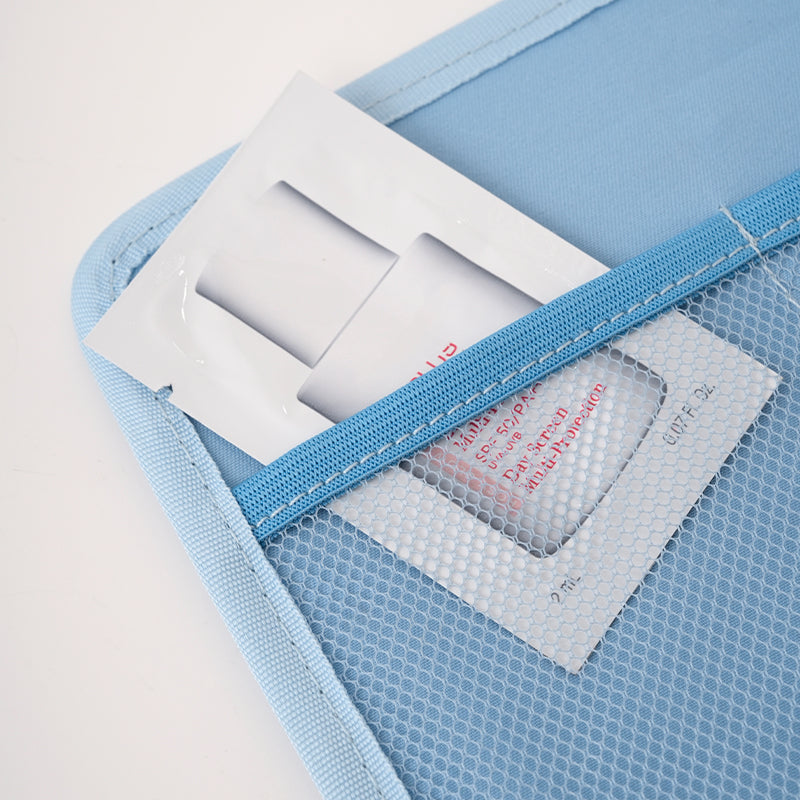 Trousse de Bain Minimal Chic Cosmetic Moyen RH2537 - Marine